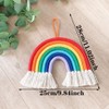 Gibsob Macrame Rainbow Tapestry Decoration, Rainbow Wall Hanging, Macrame Rainbow