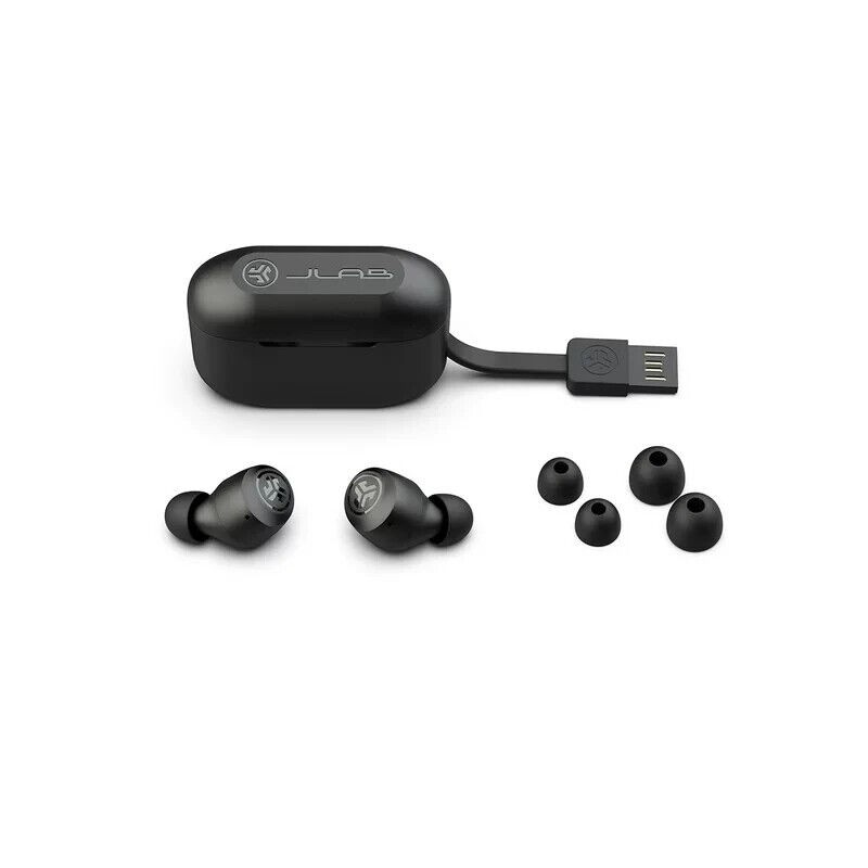 NEW Black JLab Go Air Pop Bluetooth Earbuds, True Wireless