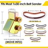 Feekoon Assorted 12 Pack of 1x30 Sanding Belts, with Adjustable