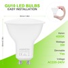 AIMHEIM Dimmable GU10 LED Spotlights, 4000K 5W Replaces Halogen 50W,