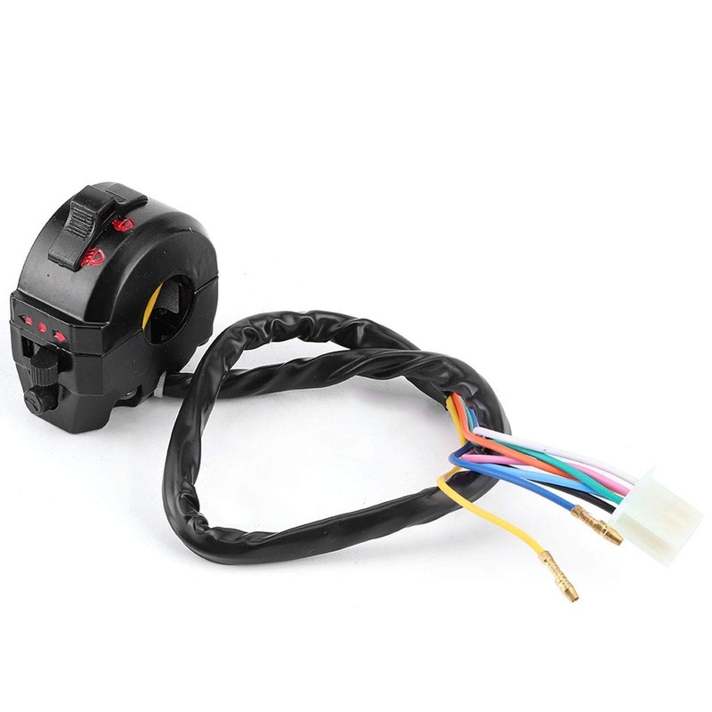 Motorcycle Handlebar Switch Control Set, High Low Beam, Turn Signal