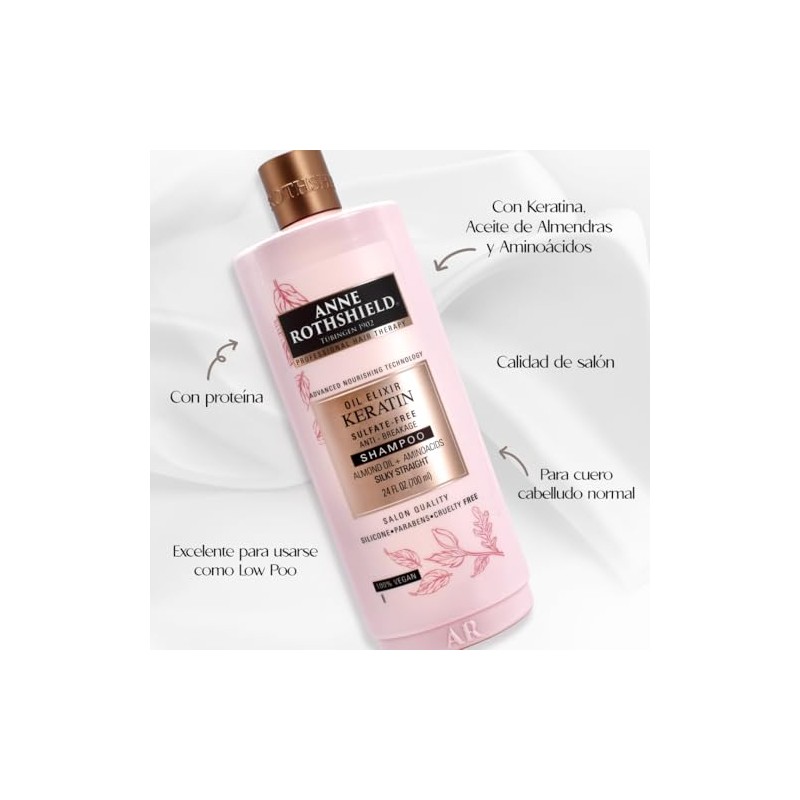 Anne Rothshield Shampoo Keratin Oil Elixir 700Ml