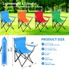 Anglechic Folding Camping Chairs with Cupholder and Carry Bag Portable
