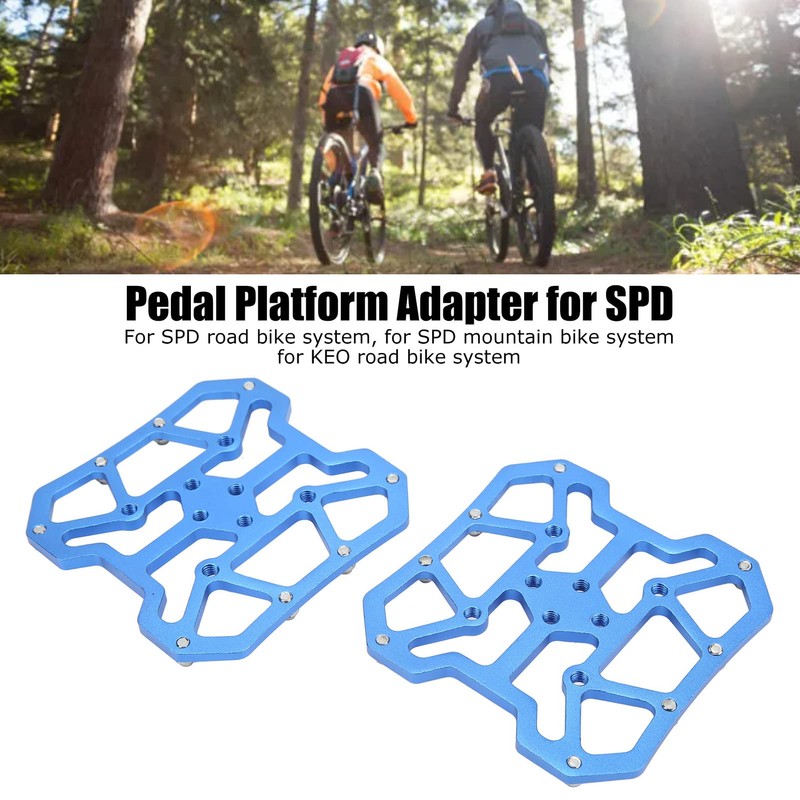 Wakects 1 Pair Aluminium Wide Platform Pedal for Mountain Bike