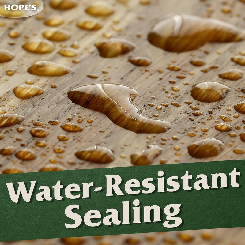 HOPE'S 100% Pure Tung Oil, Food Safe, Premium Waterproof Natural