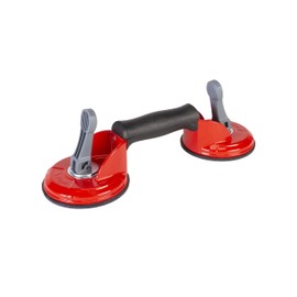 RM Rough Surface Double Suction Cup | Heavy-Duty Aluminum Body, 121lb Capacity | Ergonomic Handle | for Rough Tiles handling