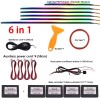 OPRAH 6 in 1 Symphony app Car Atmosphere Interior LED
