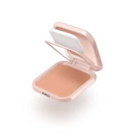 KIKO Milano Skin Lover Refining Face Powder Foundation 08, Feuchtigkeitsspendende, Vereinheitlichende Kompaktpuder-Foundation