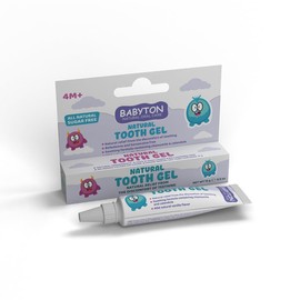 Babyton Natural Baby Teething Gel 15g – Fluoride-Free, SLS-Free, Paraben-Free – Gentle Oral Care for Babies & Toddlers – Soothes Teething Discomfort – Vegan, Sugar-Free, Safe for Sensitive Gums