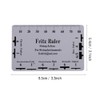2Pcs Guitar String Action Gauge Ruler Measuring Tools replacement for