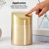 Mini Countertop Trash Can, Stainless Steel Desktop Trash Cans Swing