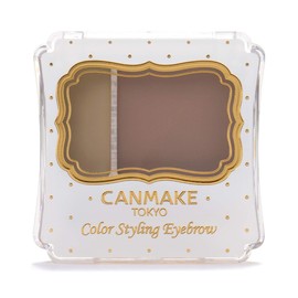 Canmake Color Styling Eyebrow 02, Olive Brown, 0.09 oz (2.4 g)