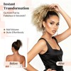 Leeons Afro Kinky Curly Drawstring Ponytail for Black Women, 10