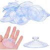 AccEncyc Suction Cup 65mm/2.5'' Glass Suction Pads Clear PVC Sucker