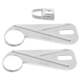 BIUDECO 3pcs Peeling Machine Accessories Blade Electric Potato Peeler Apple Accessories French Fry Cutter for Potatoes Storage Peeler Apple Peelers Electric Peeler Stainless Steel Silver