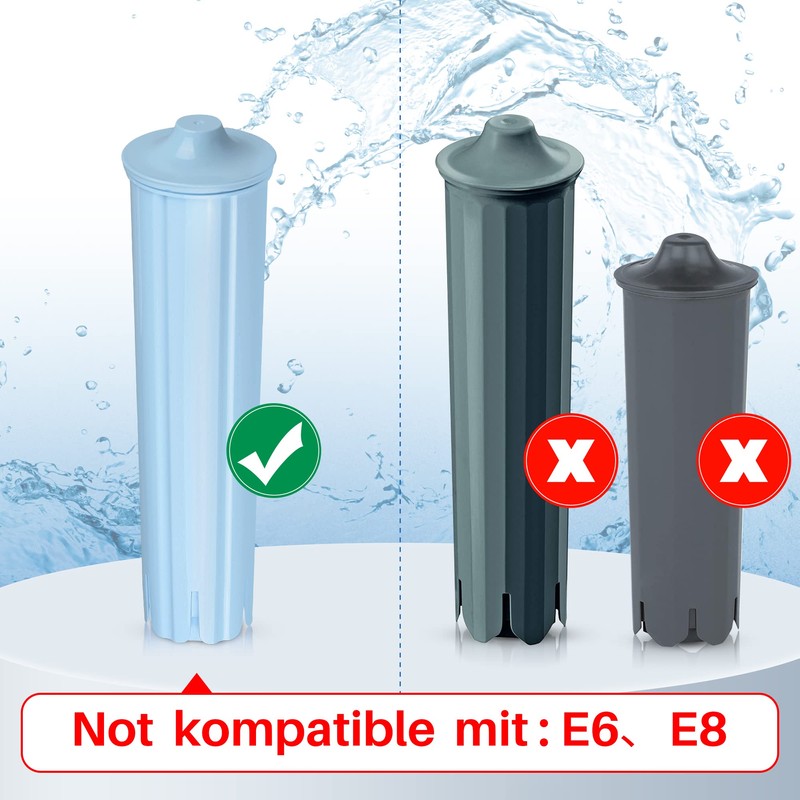 EVERSPRING 4 x TÜV SÜD certified water filter replacement for