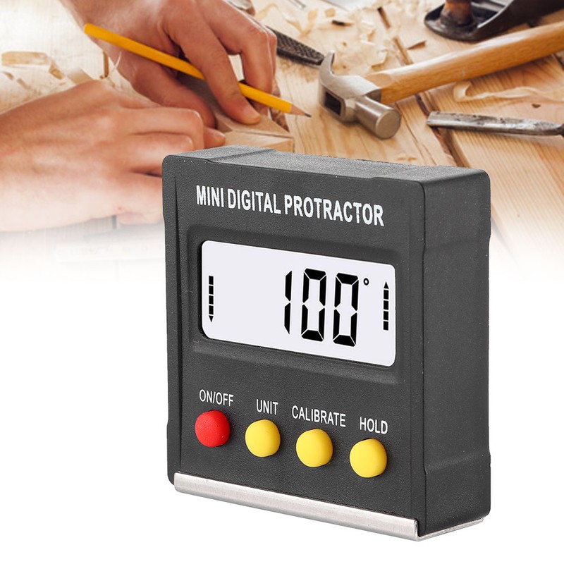 Mini Electronic Digital LCD Protractor Angle Finder Level Box Inclinometer