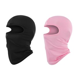 Pukavt 2 Pack Kids Balaclava Ski Mask for Boys and Girls, UV Protection Windproof Scarf for Winter Snowboard Cycling