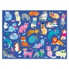 Mudpuppy Cats and Dogs Double-Sided Puzzle, 100 Pieces, 22”x16.5” –