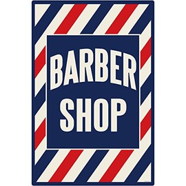 Barber Shop Stripes Wall Decal 16 x 24 Removable Wall Sticker