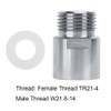 CO2 Cylinder Tank Adapter Converter T21-4 to W21.8-14 for Soda