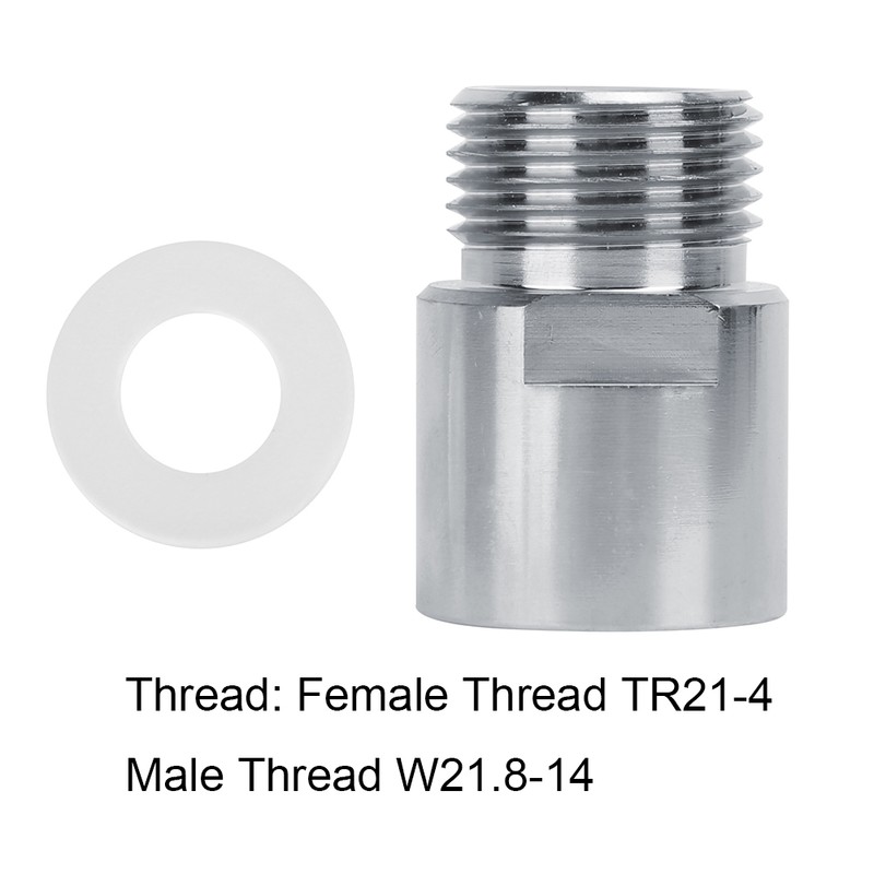 CO2 Cylinder Tank Adapter Converter T21-4 to W21.8-14 for Soda