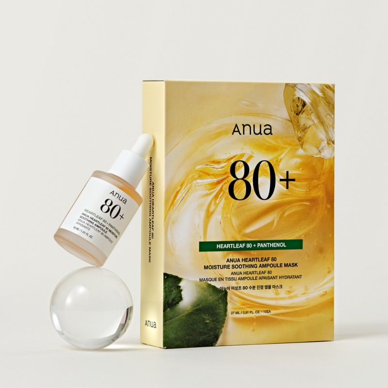 Anua Heartleaf 80 Moisture Soothing Ampoule Mask