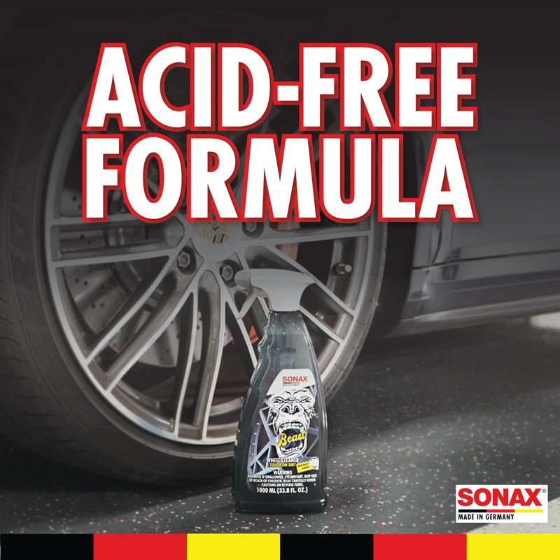 SONAX Beast Wheel Cleaner | Brake Dust Cleaner | Color