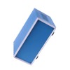 Blue Metal Junction Box Rectangular Electronic Enclosure DIY Prevention Box