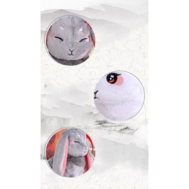 Stuffed Animal Rabbit Wallet Accessory Costume Accessory Old Fashioned Goods Doll Vintage Cosplay Costume Women's Event After-party (Indigo Forget Device + Wei Noenvy)