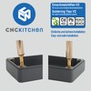 CNC KITCHEN Original Threaded Insert, Short Version, 50 Pieces M3x3