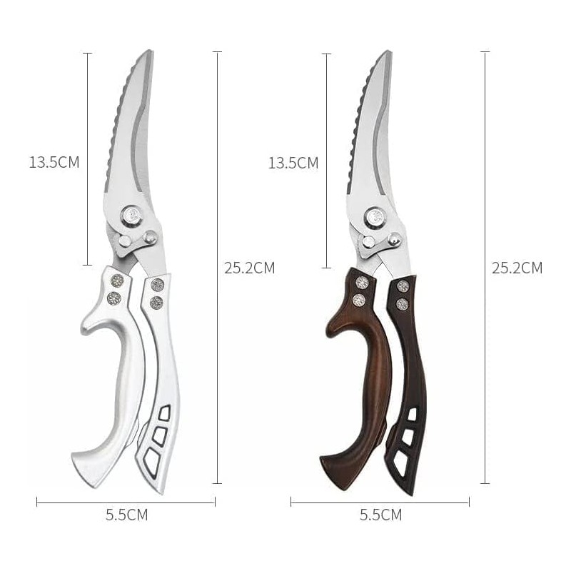 Kitchen Scissors, Stainless Steel, Rust Free, Kitchen Scissors, Multi-functional, Labor