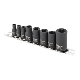 Titan 17418 8-Piece External Torx Plus Socket Set