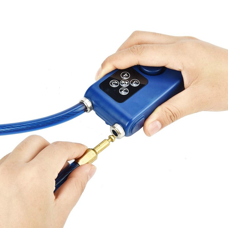 Bicycle Anti-Theft Device, Y787 Smart Anti-Theft Alarm Lock Waterproof Wire
