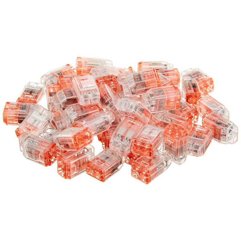 NICHIFU QLX2-L Quick Lock Plug-in Connectors, 20/50 Pieces, Red, Blue,