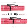 ULTRAFIRE Mini Pocket LED Flashlight with 1.5V AA Alkaline Battery,