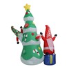 1.8m Dwarf and Christmas Tree Inflatable Decoration IP44 Christmas Outdoor