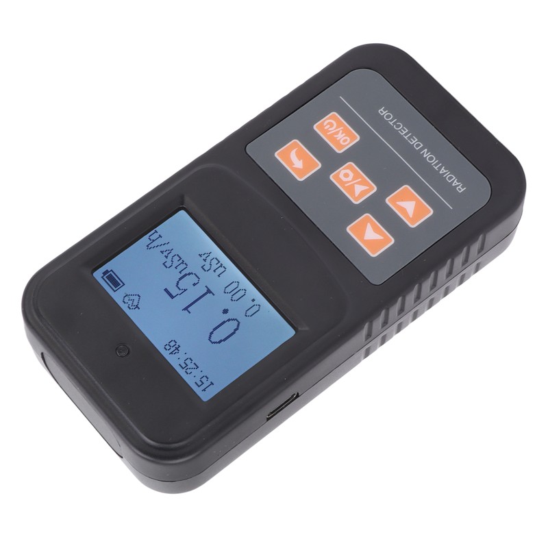 Nuclear Radiation Detector Professional High Accuracy 0.1μSv‑10mSv Rechargeable Handheld Geiger