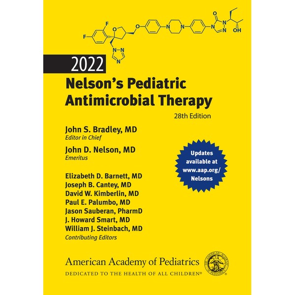Nelson's Pediatric Antimicrobial Therapy 2022