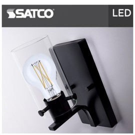 Satco 12.5W LED A19 Light Bulb 3500K Neutral White 1500 Lumens Clear Finish E26 Medium Base Dimmable 300 Degree Beam Enclosed Fixture Rated Wet Location 120V S12470 (6 Pack)