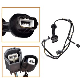 Driver Side LH Rear Door Jumper Harness Compatible with 2009-2014 Ford F150 Crew Cab Replaces# 9L3Z-14631-CAA Rear Left Door Jumper Wire Assembly