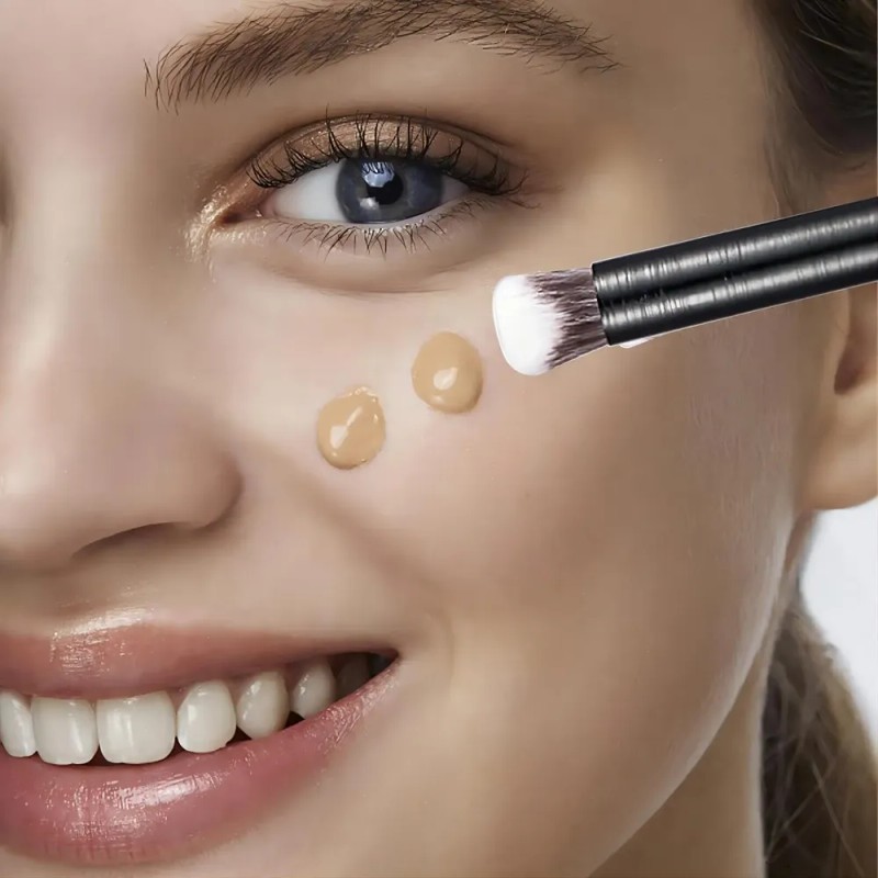 Pincel Corrector Doble Ángulo Debajo Ojos