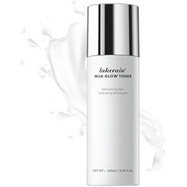 Milk Glow Toner for Face - Deep Hydrating Milky Facial Toner with Niacinamide, Refreshing Skin, Moisturizer & Smooth, Ordinary Toner Skin Care, Cruelty Free, Vegan (100ml)