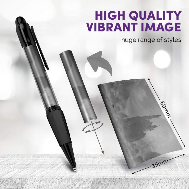 Beautiful and comfortable Set of 2 Matching Pens BW -