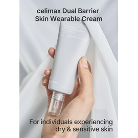 celimax celimax Dual Barrier Skin Wearable Cream | Long Lasting Cream Face Moisturizer with Ceramides, Hyaluronic Acid, Moisturizing, Hydrating, Soothing, Repairing, Day & Night Cream, 50ml