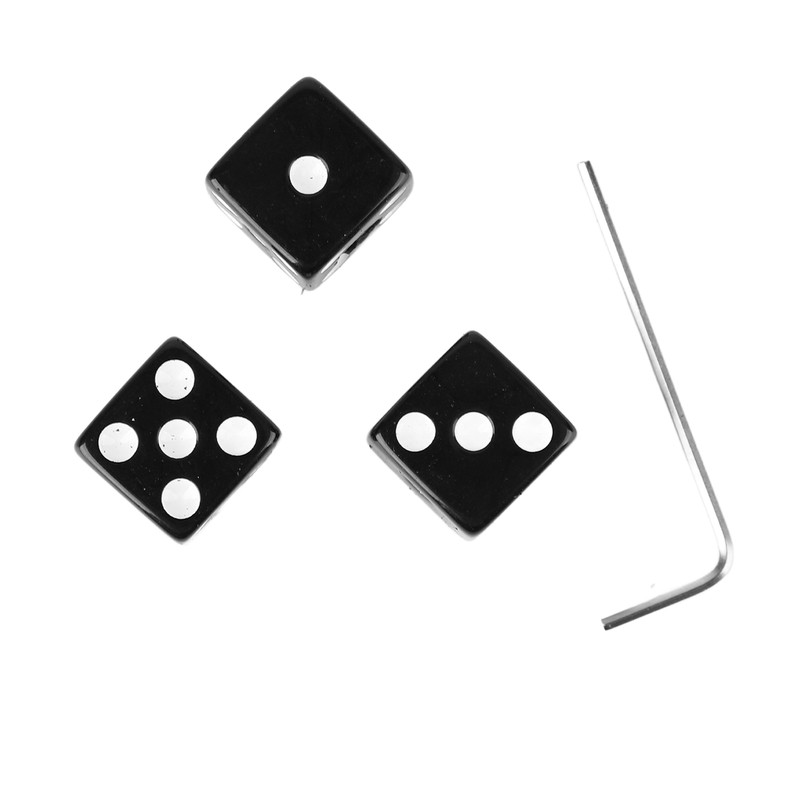 3PCS Guitar Volume Control Knobs Dice Shape Speed Control Knobs