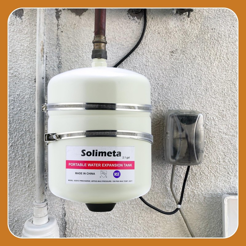 Solimeta Universal Expansion Tank Water Heater Wall Mounting Bracket