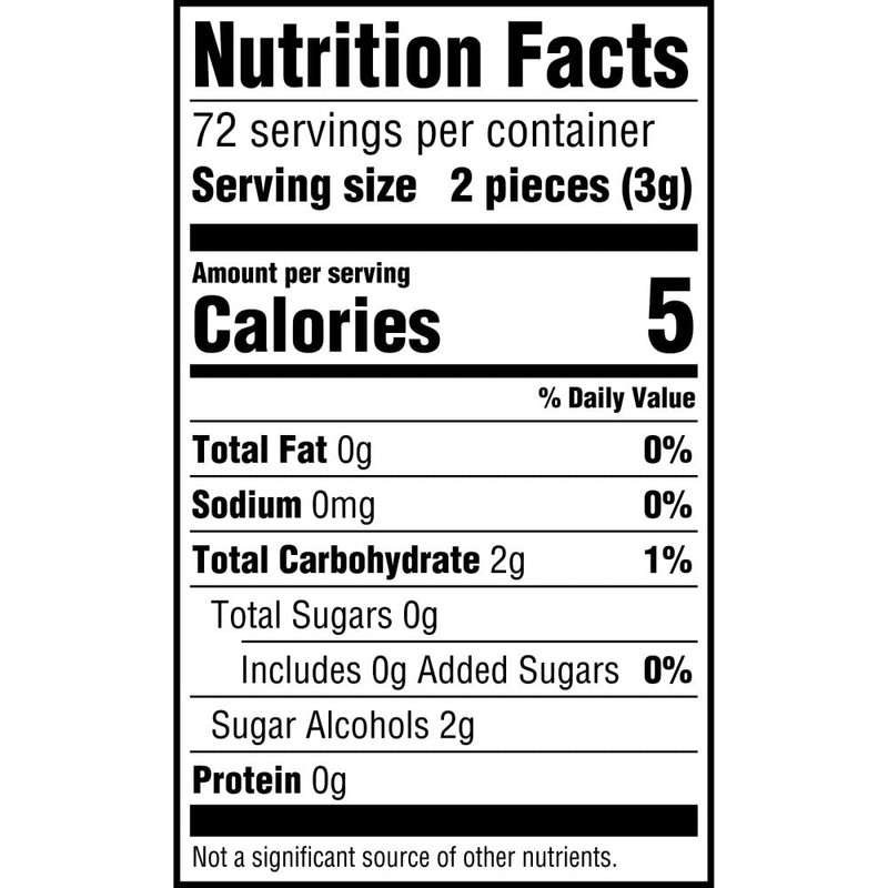 ECLIPSE Winter Frost Sugar-Free Chewing Gum - 8 Packs, 18-Count