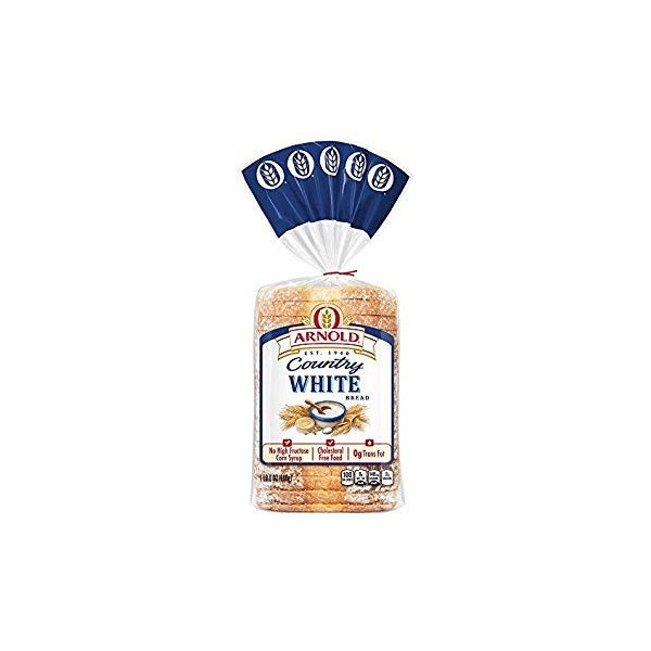 Arnold Country White Sliced Bread, 24 Oz - 2 Loaves