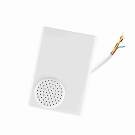 12V Wired Electronic Doorbell Dingdong Ringtone 90DB White Access Control for Wired Doorbell in Hotel